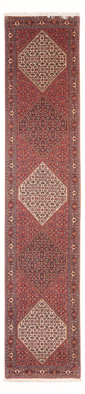 Runner Perser Rug - Bidjar - 384 x 77 cm - red