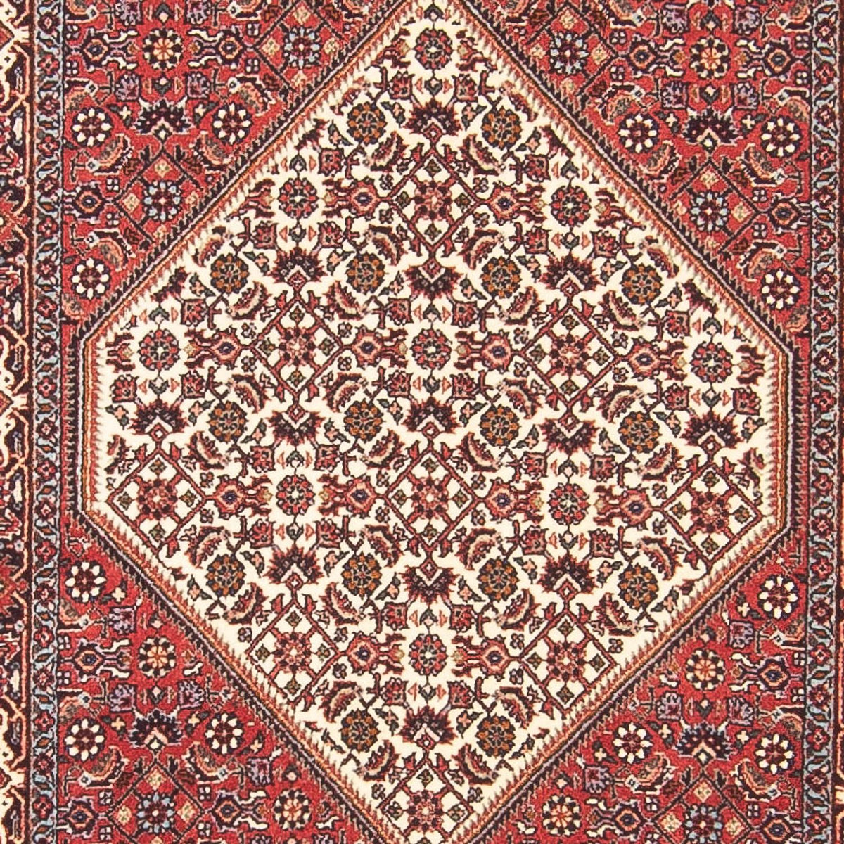 Runner Perser Rug - Bidjar - 384 x 77 cm - red