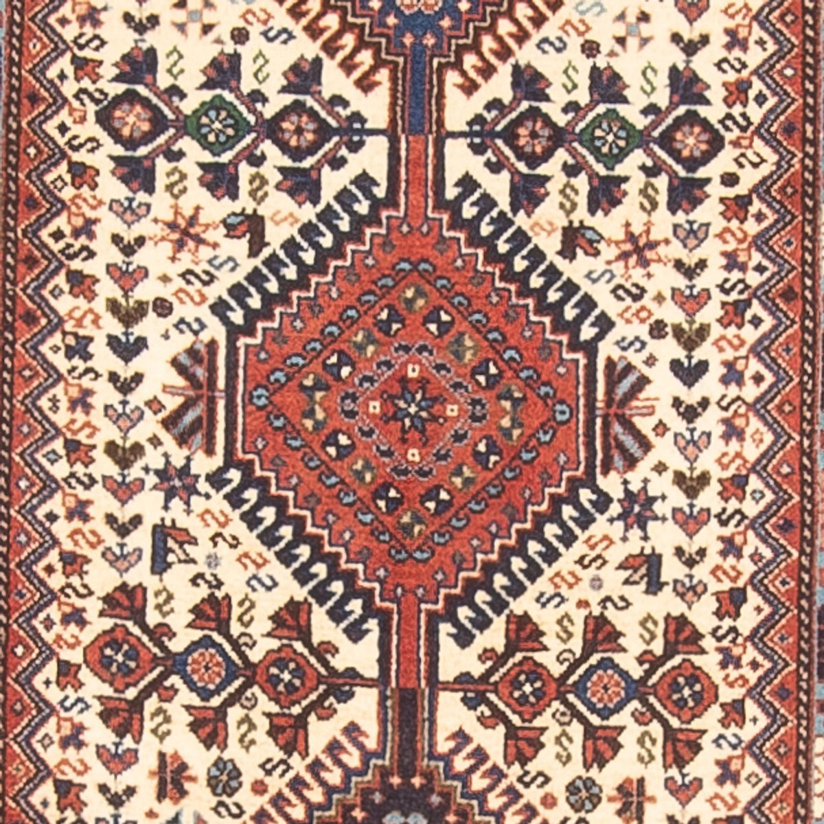 Runner Perser Rug - Nomadic - 398 x 82 cm - cream