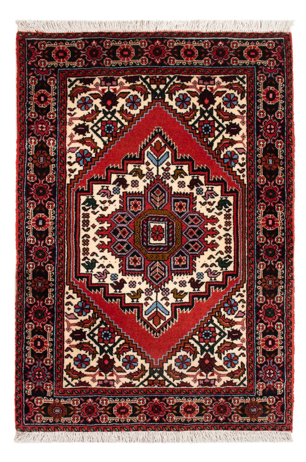 Perser Rug - Nomadic - 90 x 60 cm - red