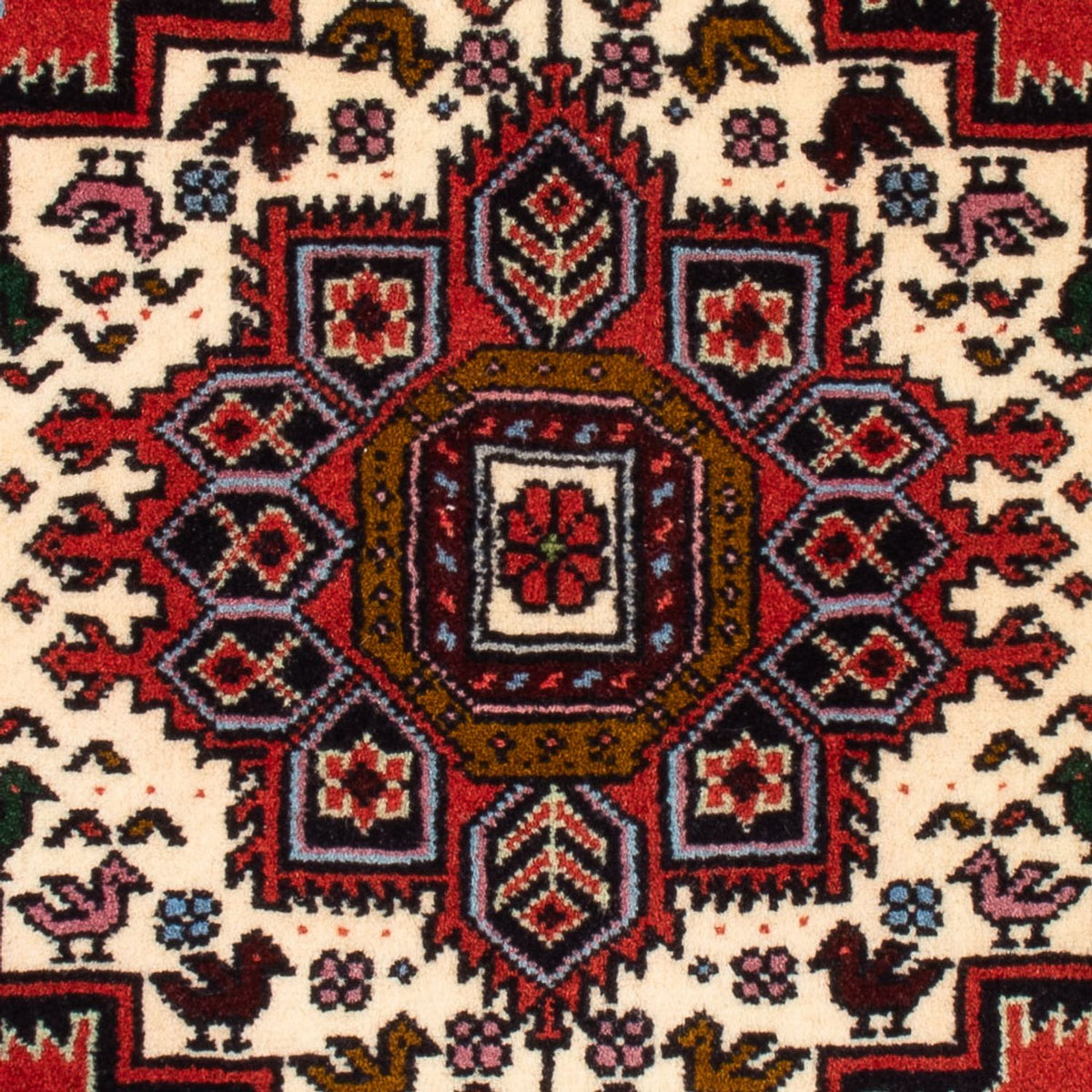 Perser Rug - Nomadic - 90 x 60 cm - red