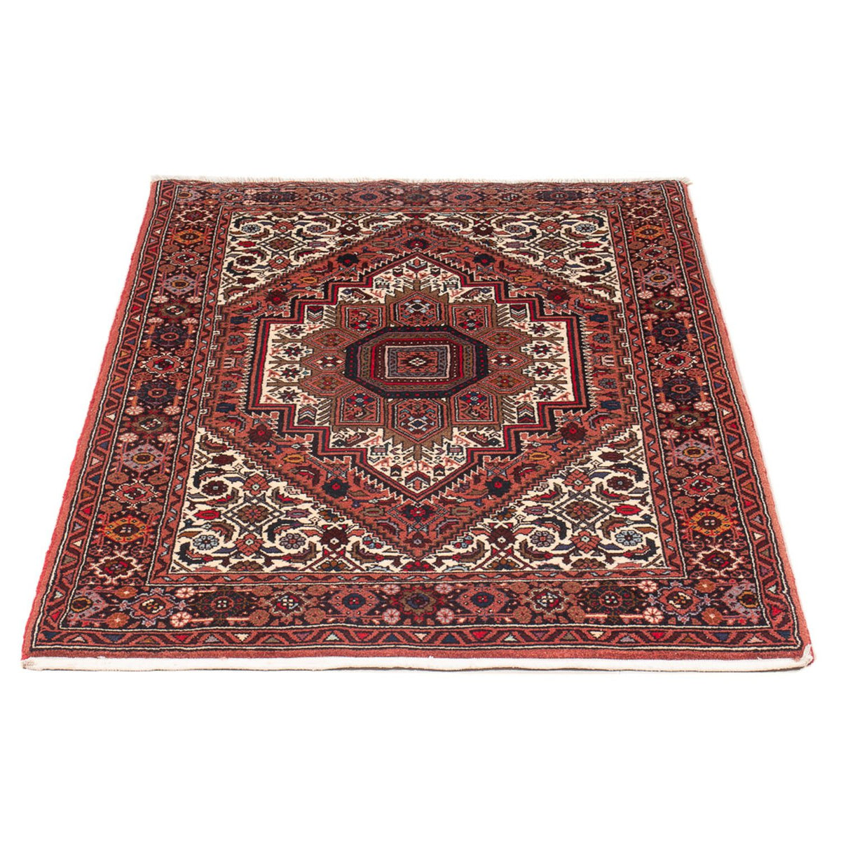 Perser Rug - Nomadic - 126 x 84 cm - dark red