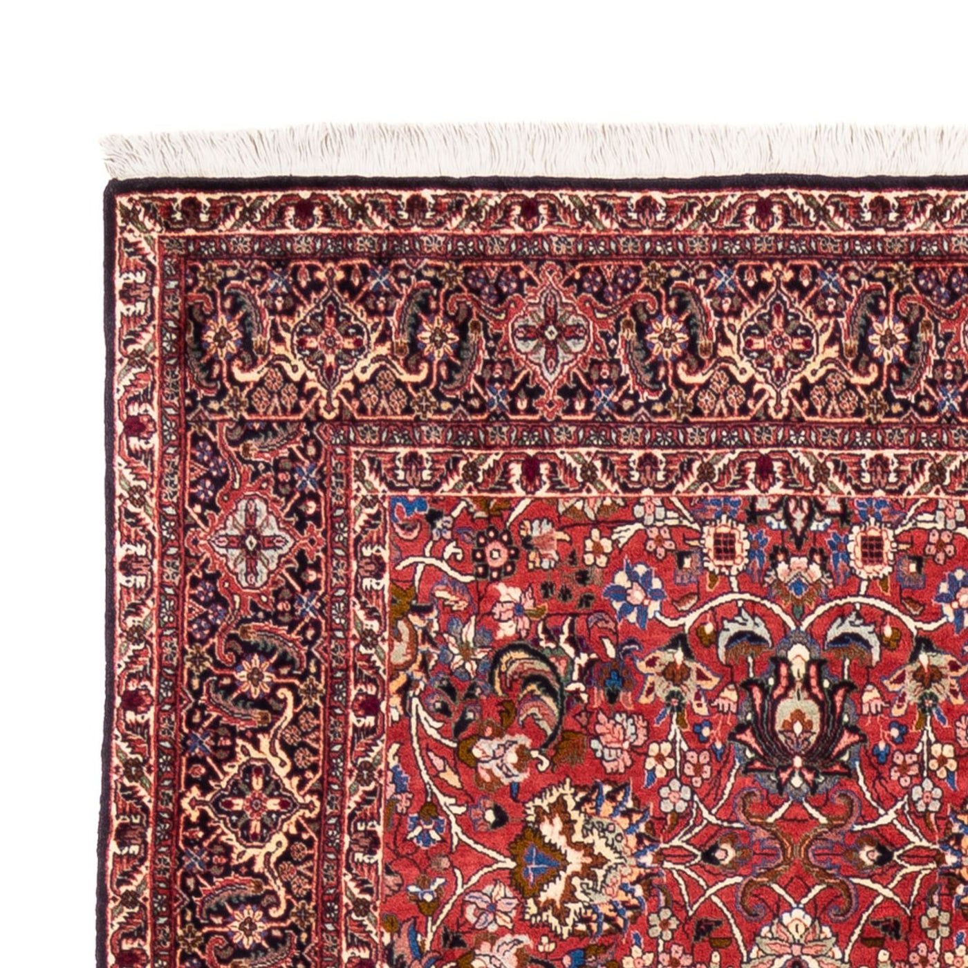 Perser Rug - Bidjar - 246 x 197 cm - bordeaux red