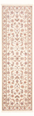 Runner Perser Rug - Tabriz - Royal - 296 x 86 cm - cream