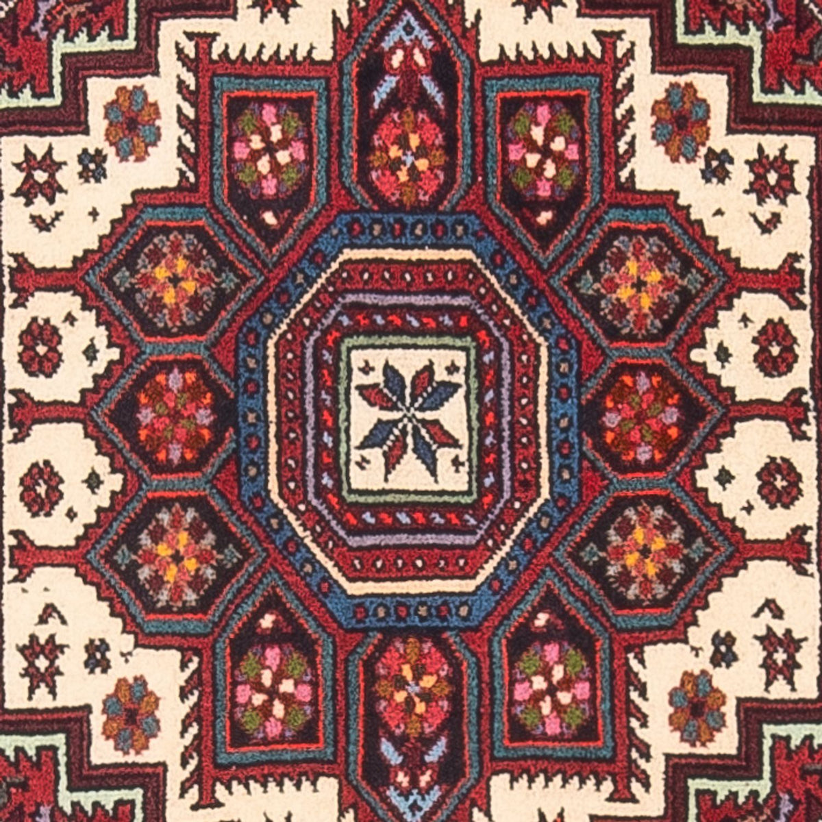 Perser Rug - Nomadic - 123 x 86 cm - cream