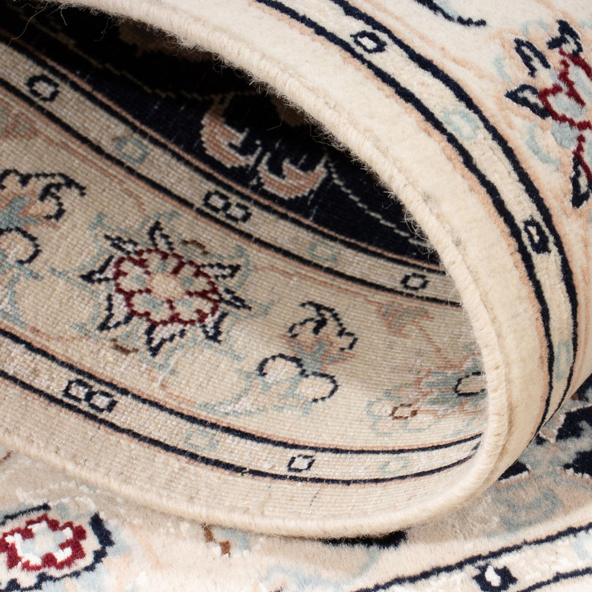 Perser Rug - Nain - Premium - 123 x 80 cm - dark blue