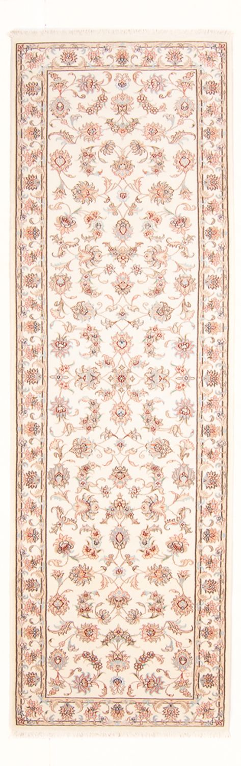 Runner Perser Rug - Tabriz - Royal - 294 x 89 cm - cream
