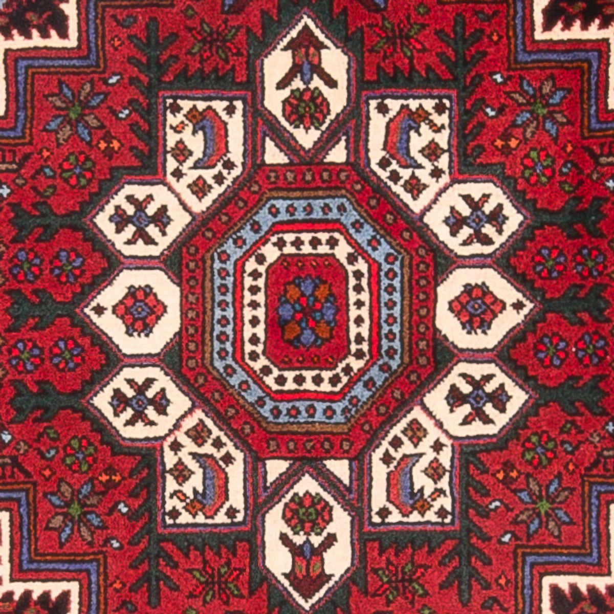 Perser Rug - Nomadic - 125 x 74 cm - red