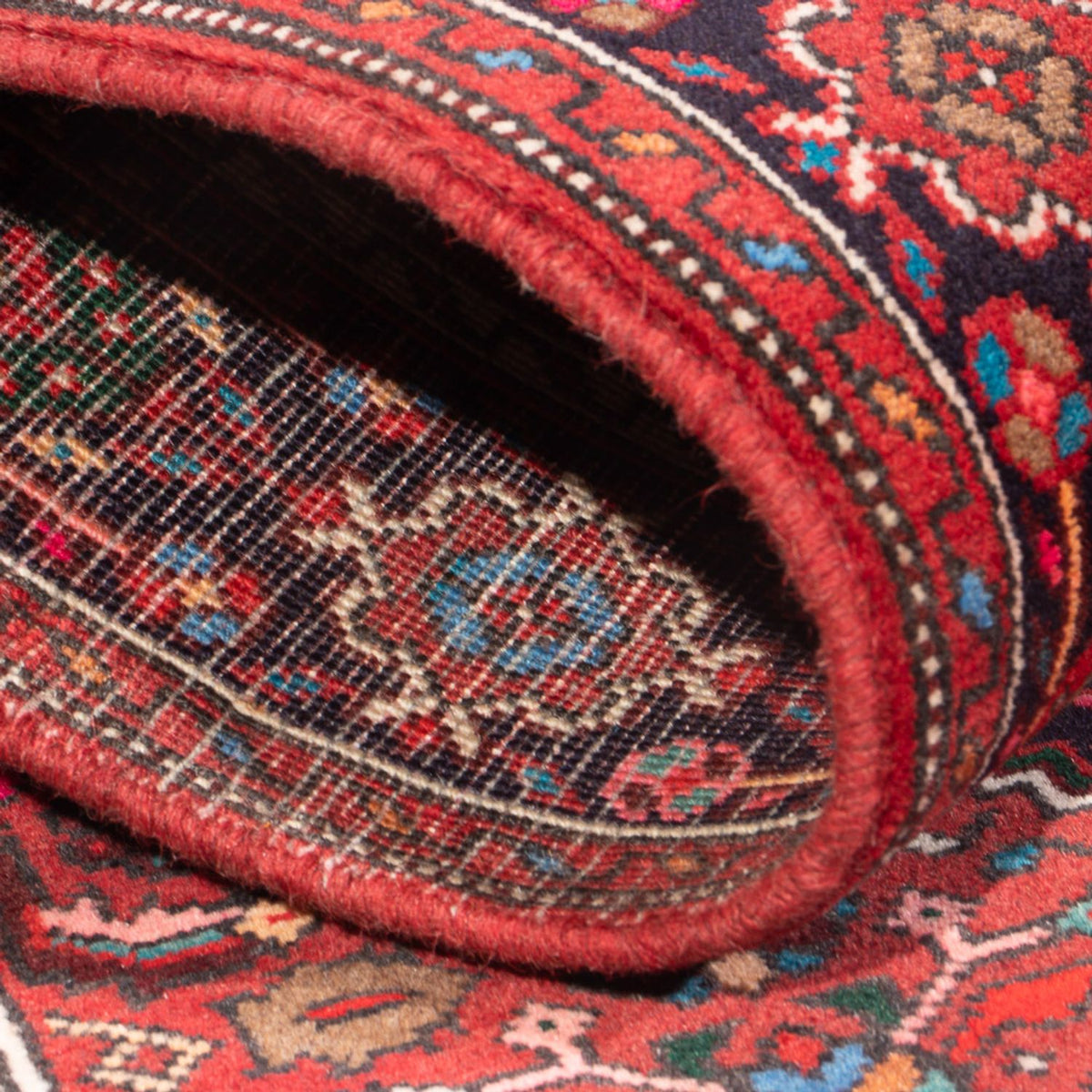 Perser Rug - Nomadic - 123 x 76 cm - red