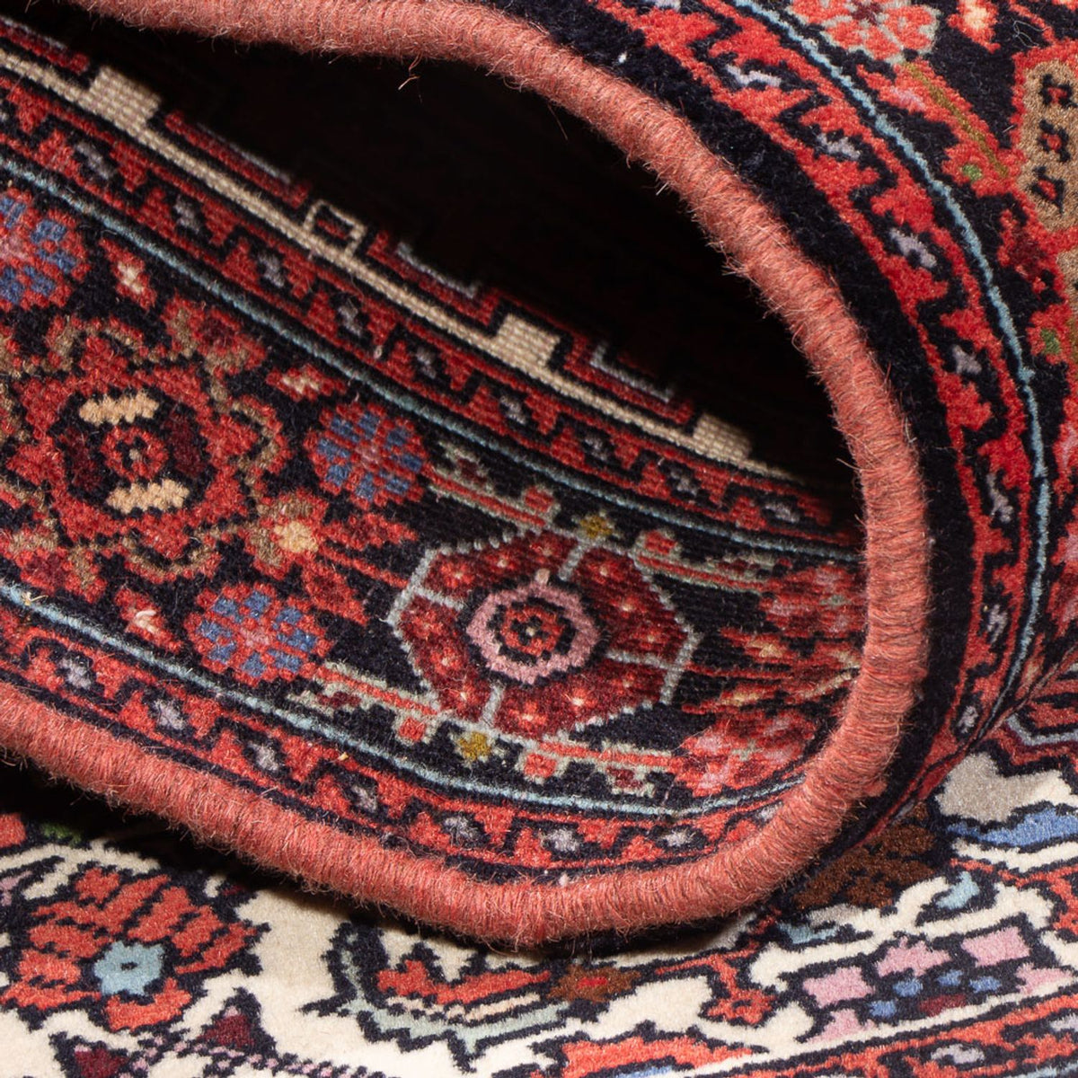 Perser Rug - Nomadic - 123 x 82 cm - dark red