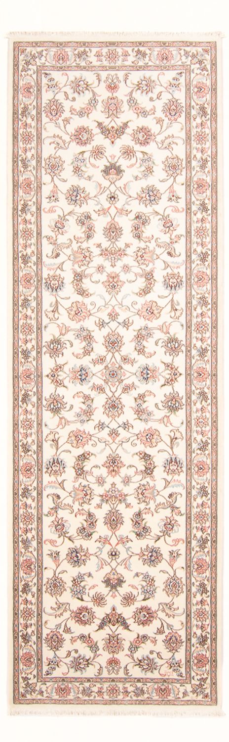 Runner Perser Rug - Tabriz - Royal - 298 x 91 cm - cream