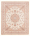 Tabriz - 50 Raj Rug 199x252cm - Persian Rugs - Rectangle / Cream / 199 x 252 cm Rectangle
