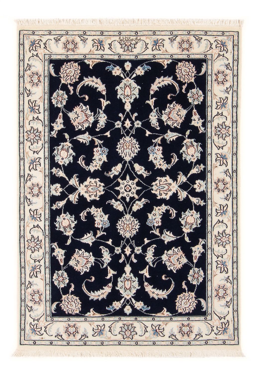 Perser Rug - Nain - Premium - 120 x 79 cm - dark blue
