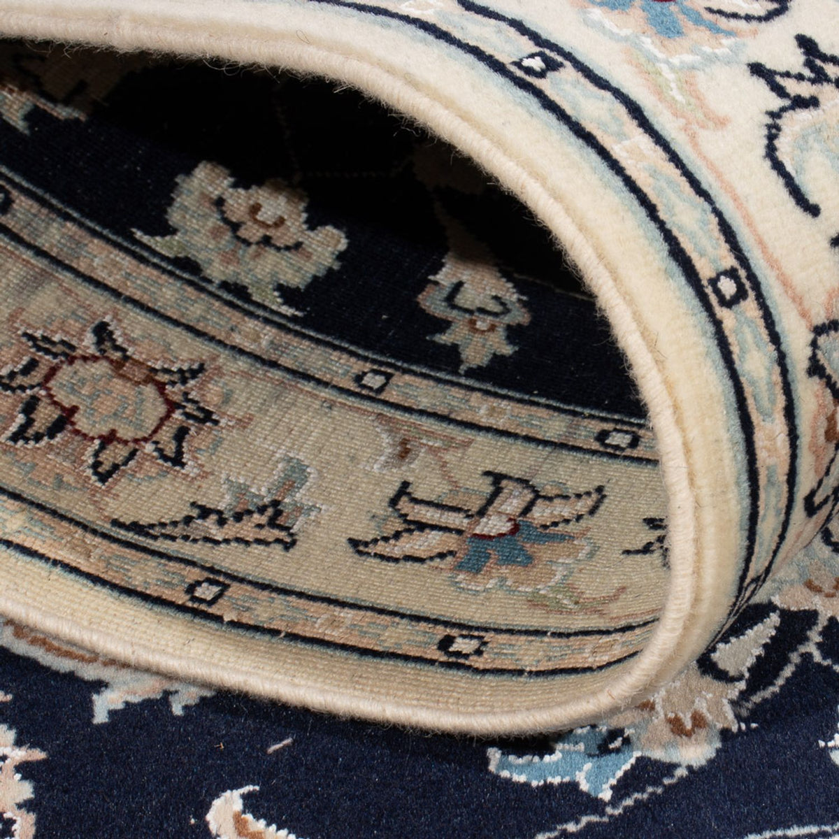 Perser Rug - Nain - Premium - 120 x 79 cm - dark blue