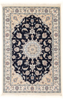Perser Rug - Nain - Premium - 122 x 80 cm - dark blue