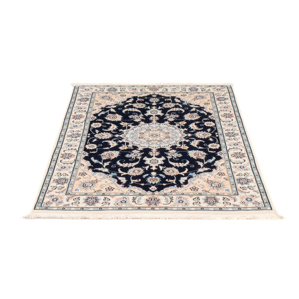 Perser Rug - Nain - Premium - 122 x 80 cm - dark blue