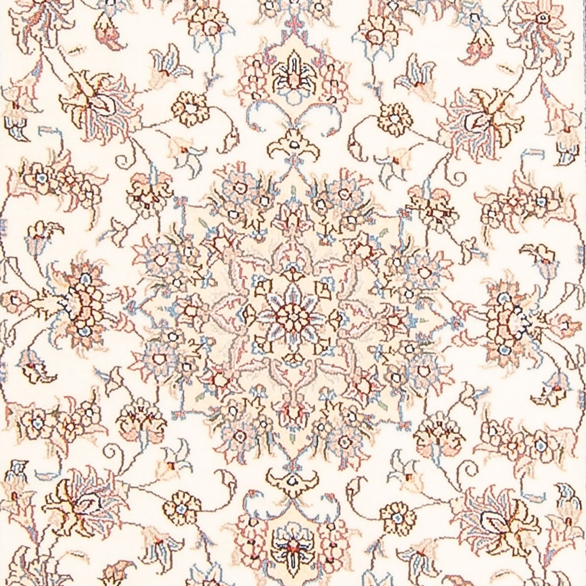 Runner Perser Rug - Tabriz - Royal - 298 x 87 cm - cream