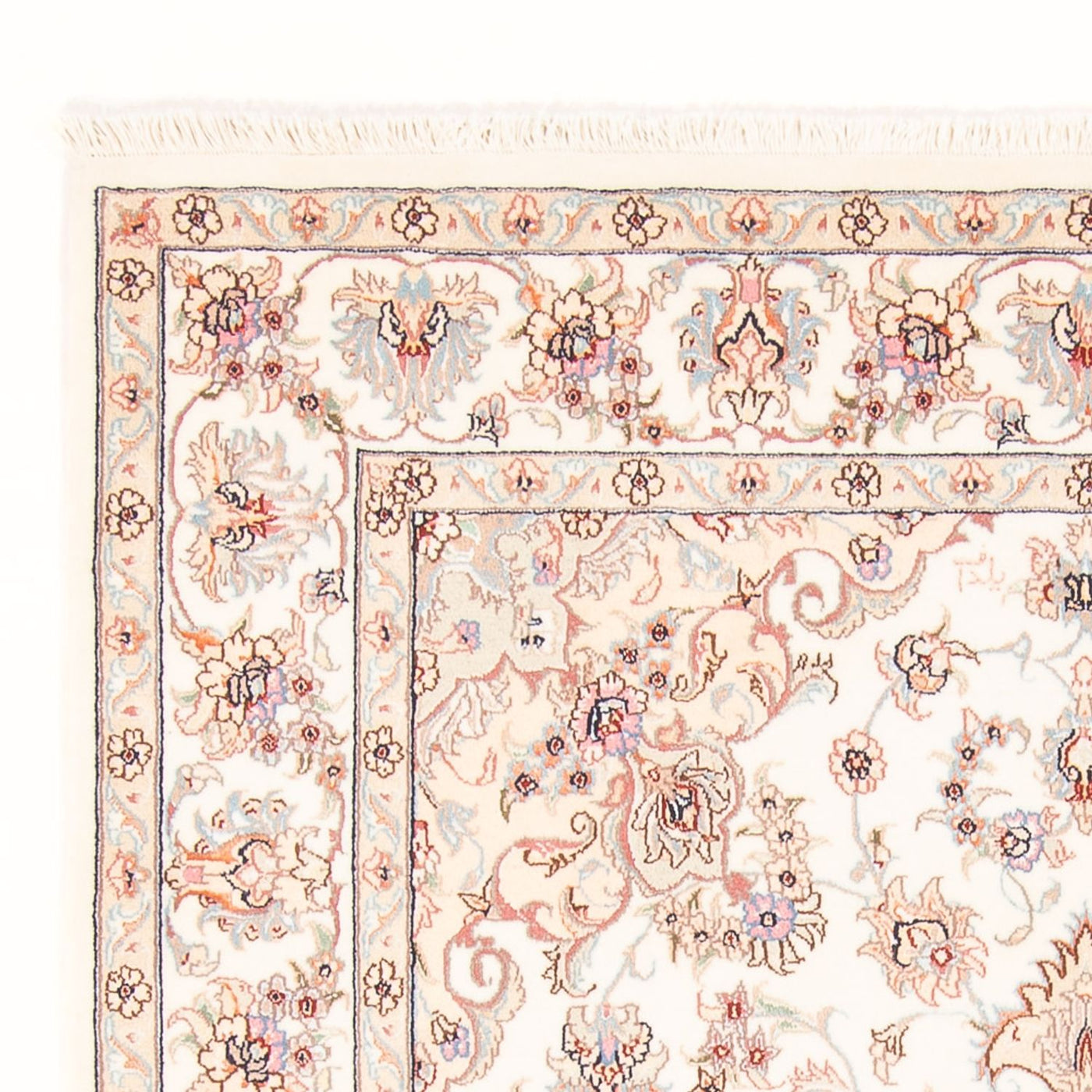 Tabriz - 50 Raj Rug 204x147cm - Persian Rugs