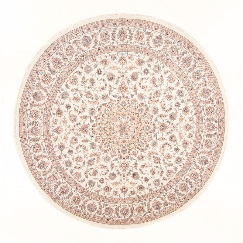 Perser Rug - Tabriz - Royal round  - 250 x 250 cm - cream