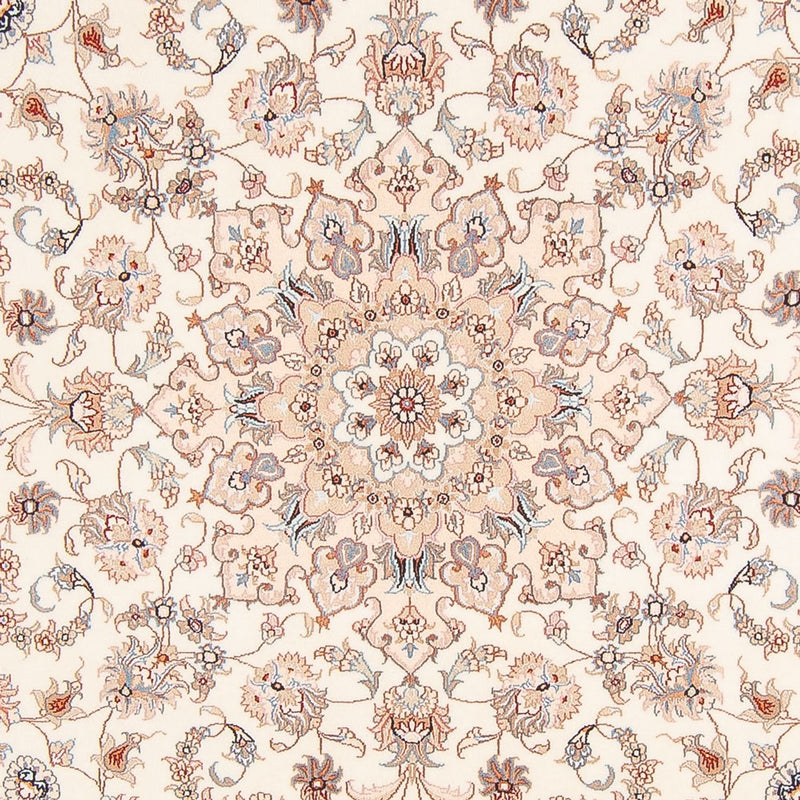 Perser Rug - Tabriz - Royal round  - 200 x 200 cm - cream