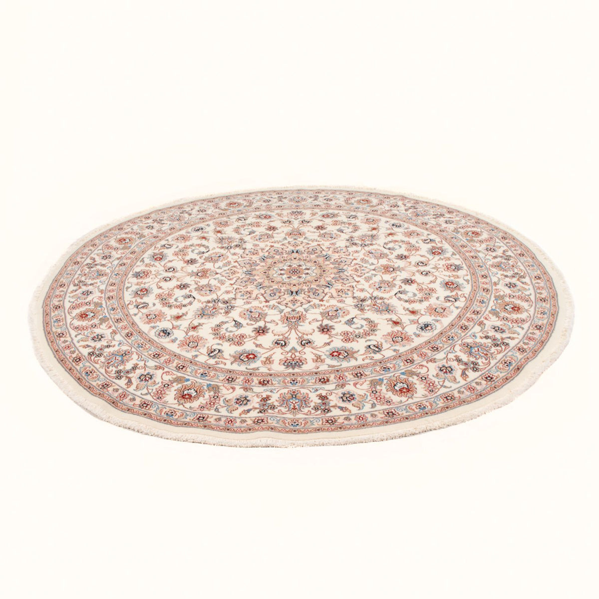 Perser Rug - Tabriz - Royal round  - 200 x 200 cm - cream