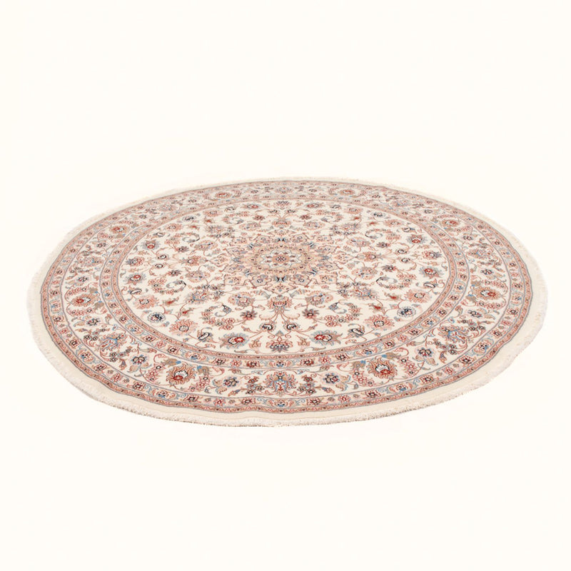 Perser Rug - Tabriz - Royal round  - 200 x 200 cm - cream