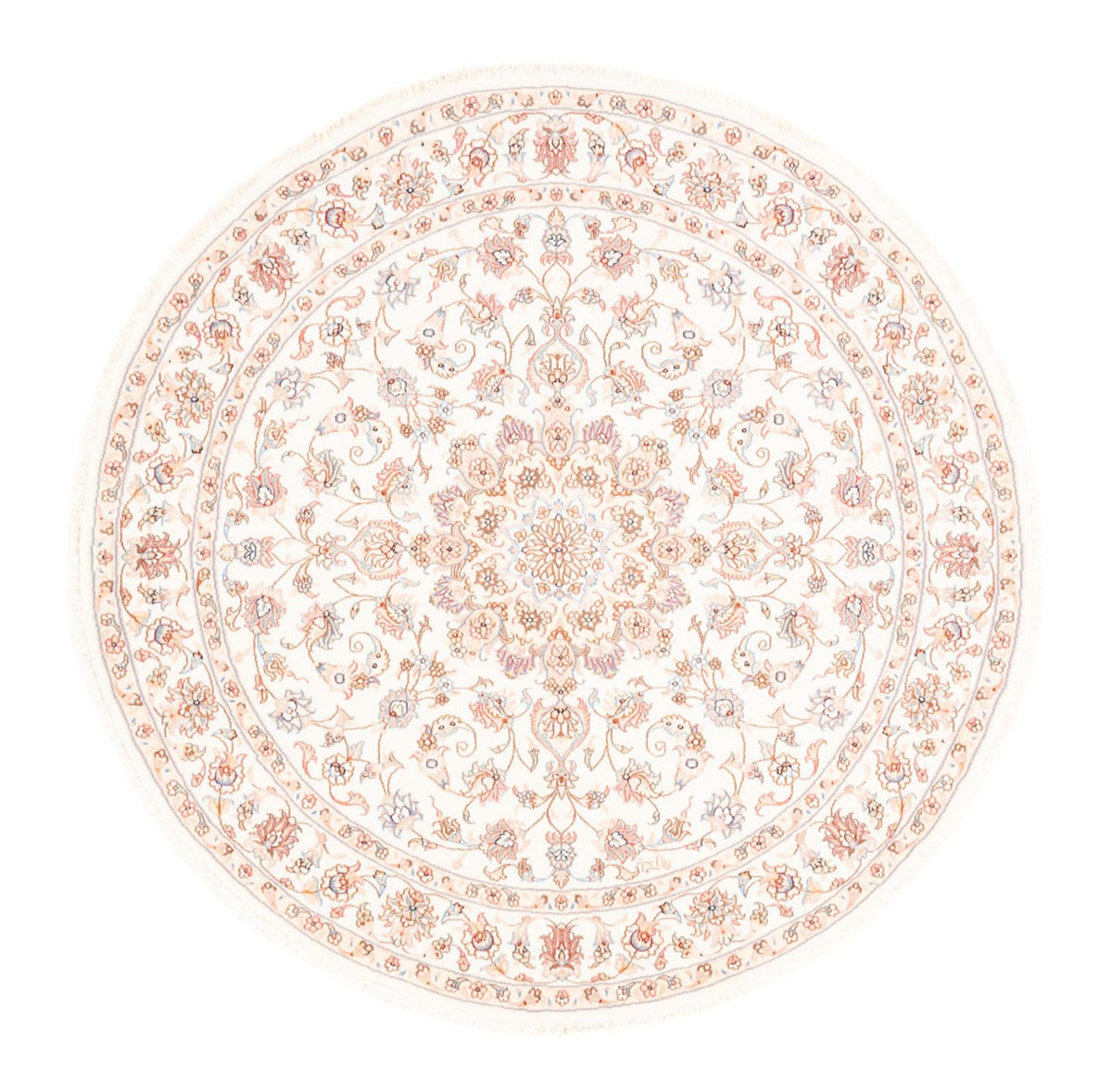 Perser Rug - Tabriz round  - 150 x 150 cm - cream