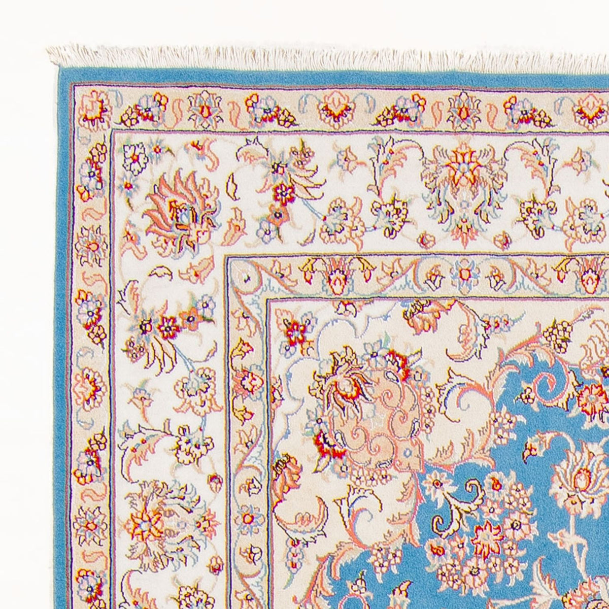 Perser Rug - Tabriz - Royal - 244 x 168 cm - light blue