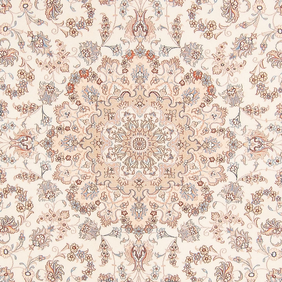 Perser Rug - Tabriz - Royal round  - 248 x 248 cm - cream
