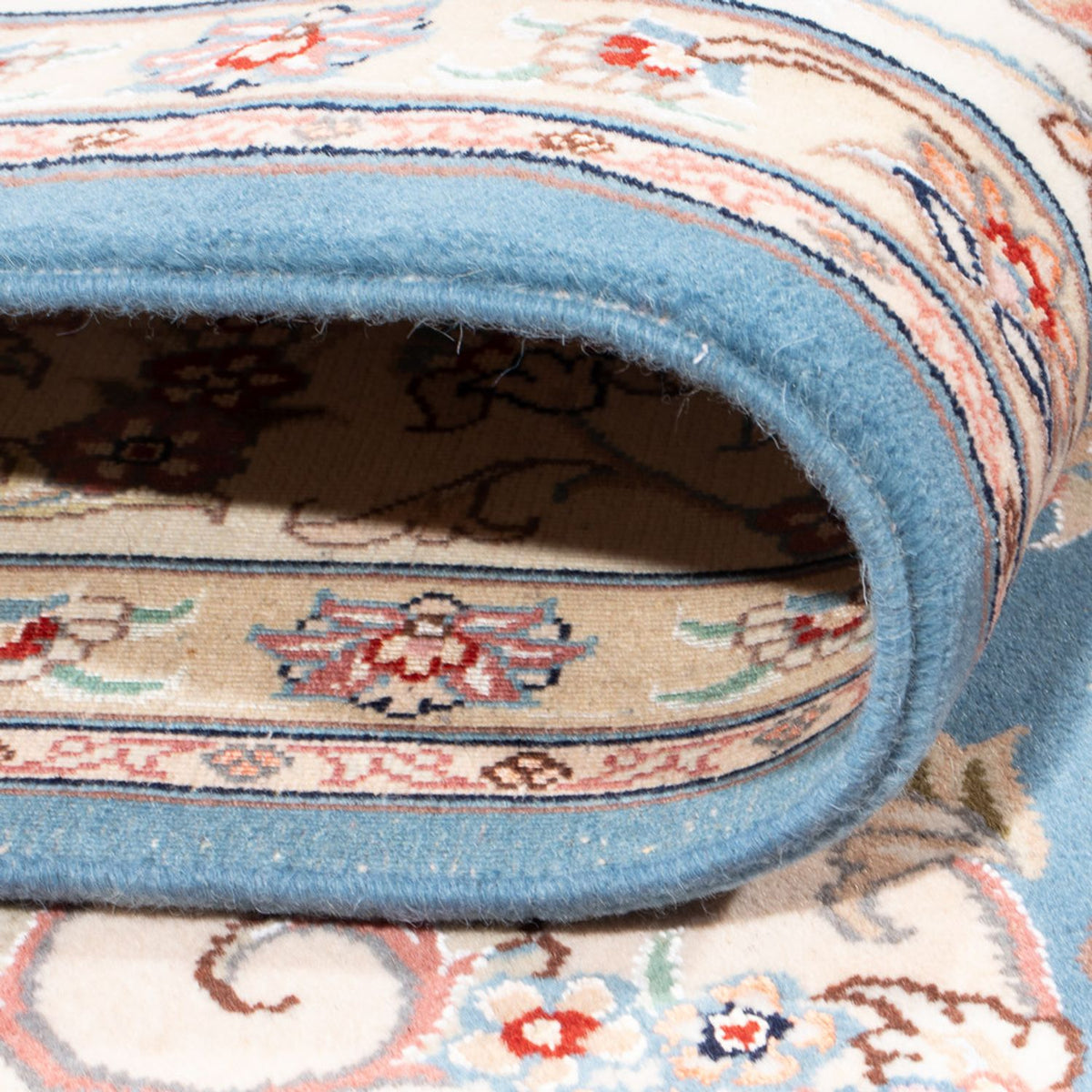 Perser Rug - Tabriz - Royal - 251 x 200 cm - light blue