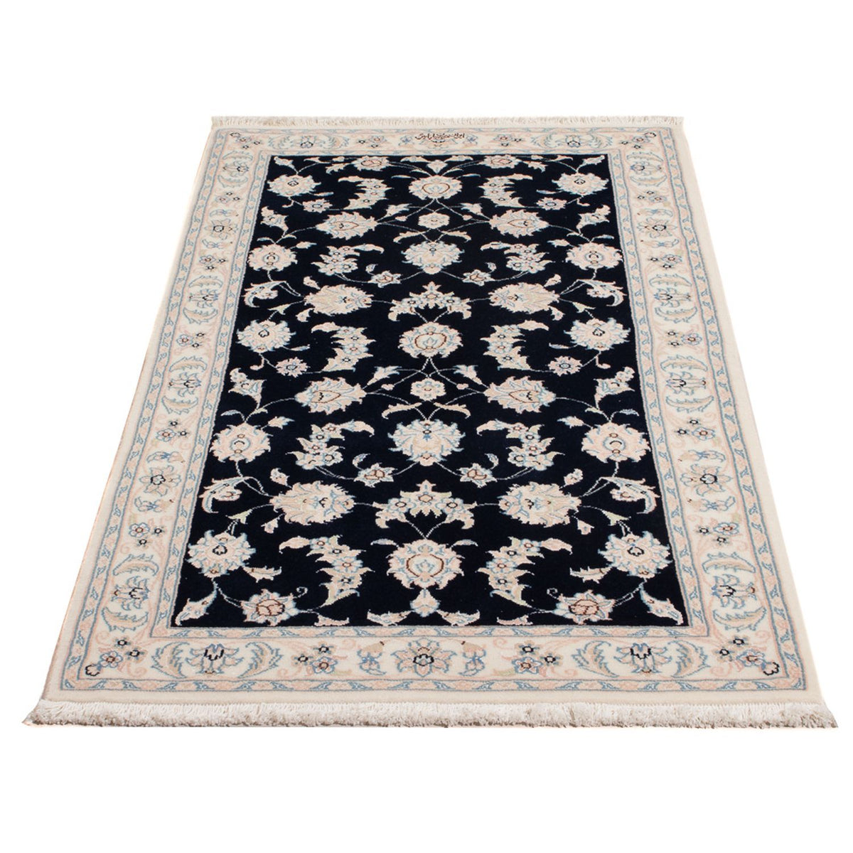 Perser Rug - Nain - Premium - 148 x 74 cm - dark blue