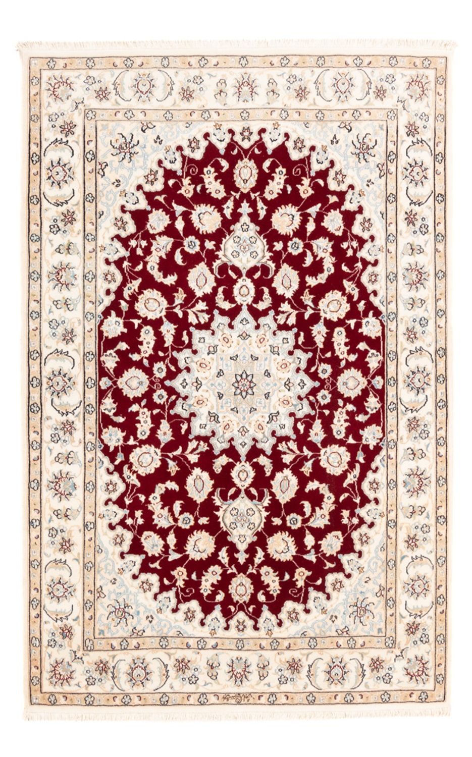 Perser Rug - Nain - Premium - 178 x 122 cm - red