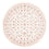 Perser Rug - Tabriz round  - 152 x 146 cm - cream