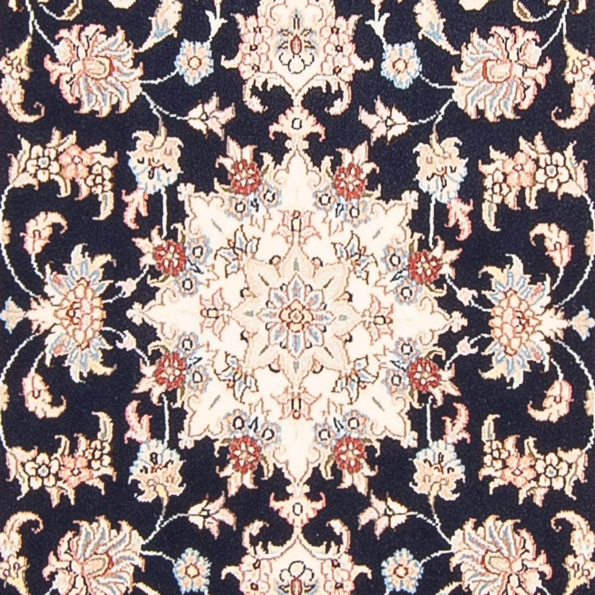 Runner Perser Rug - Tabriz - Royal - 297 x 80 cm - dark blue