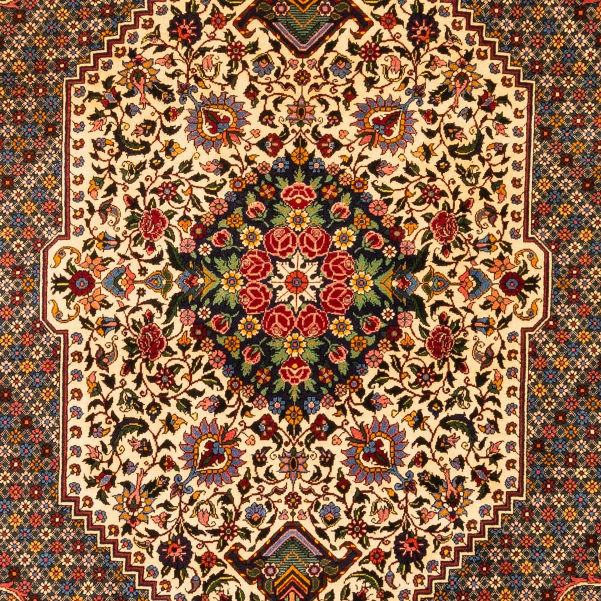 Perser Rug - Nomadic - 305 x 206 cm - dark beige