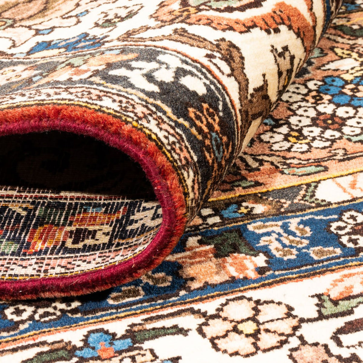 Perser Rug - Nomadic square  - 207 x 199 cm - dark beige