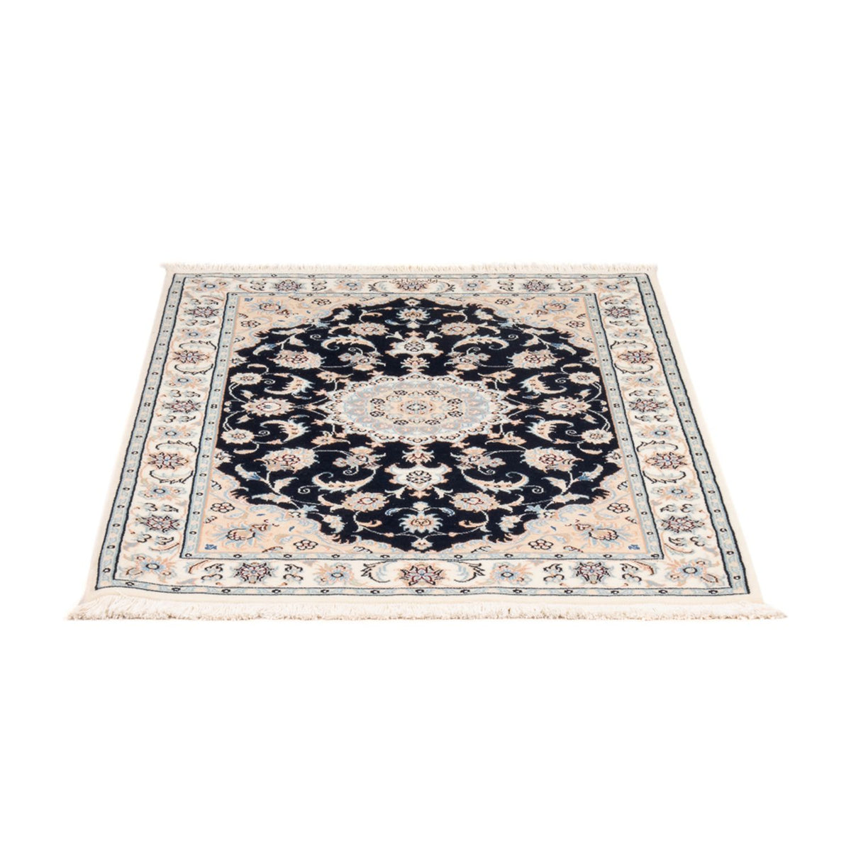 Perser Rug - Nain - Premium - 132 x 74 cm - dark blue