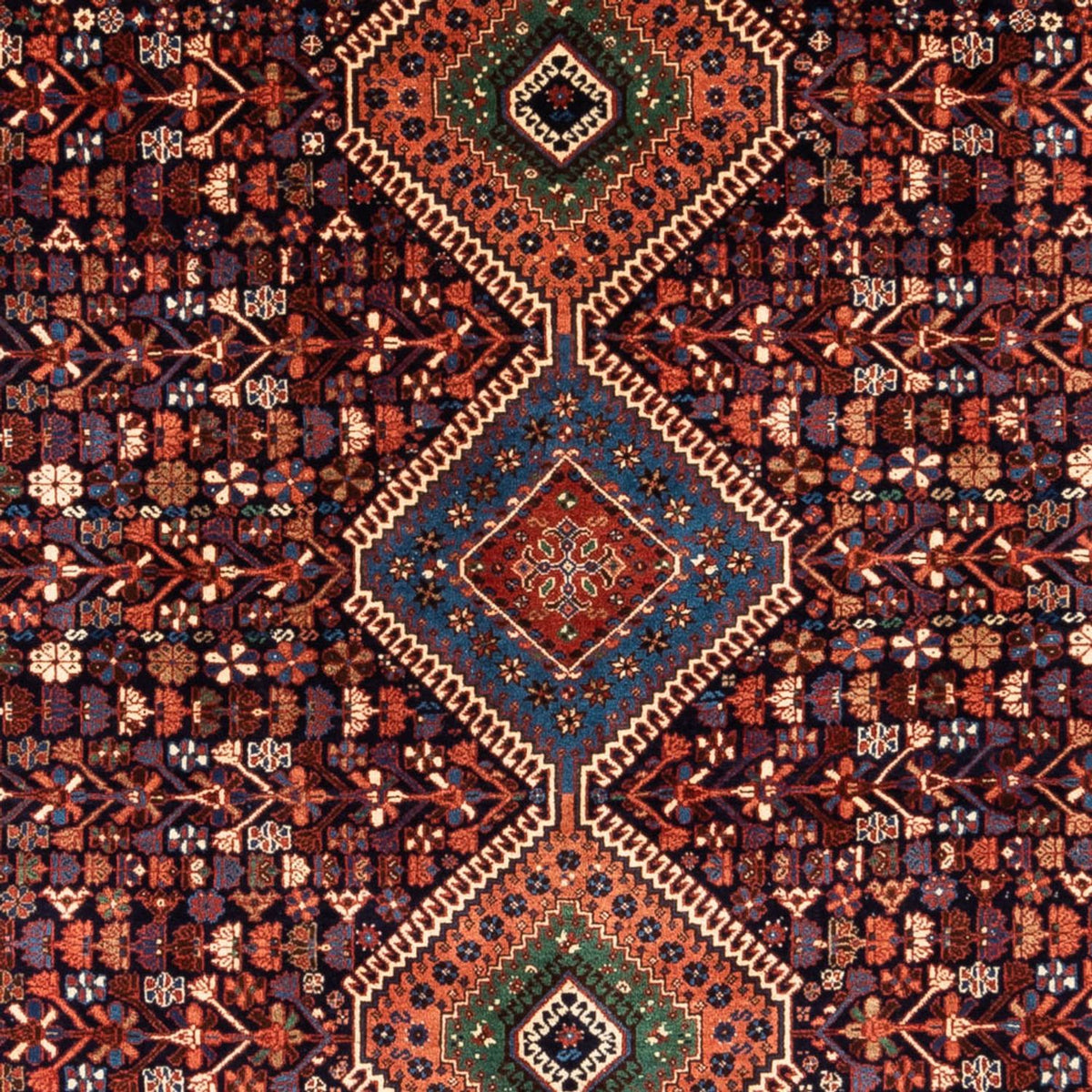 Perser Rug - Nomadic - 304 x 205 cm - bordeaux red