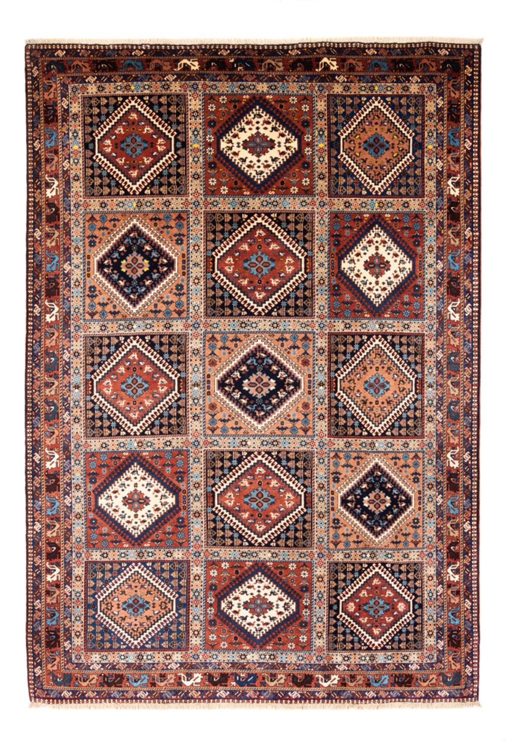 Perser Rug - Nomadic - 306 x 206 cm - bordeaux red