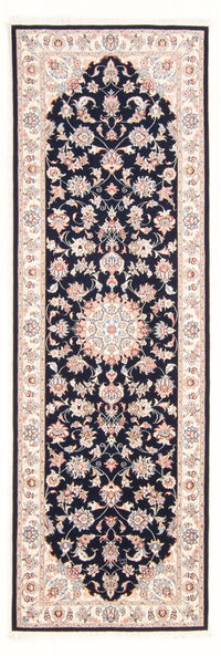 Runner Perser Rug - Tabriz - Royal - 252 x 81 cm - dark blue