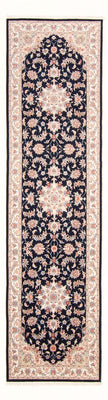 Runner Perser Rug - Tabriz - Royal - 295 x 81 cm - dark blue