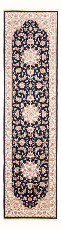 Runner Perser Rug - Tabriz - Royal - 295 x 81 cm - dark blue