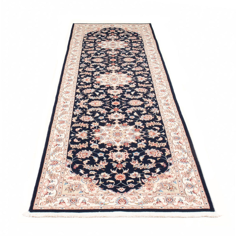 Runner Perser Rug - Tabriz - Royal - 295 x 81 cm - dark blue