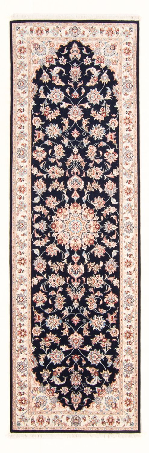 Runner Perser Rug - Tabriz - Royal - 251 x 80 cm - dark blue