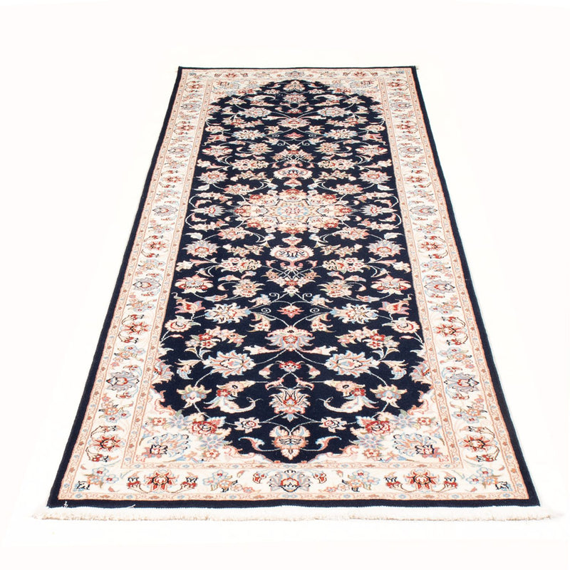 Runner Perser Rug - Tabriz - Royal - 251 x 80 cm - dark blue