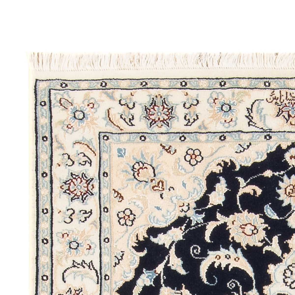 Perser Rug - Nain - Premium - 117 x 81 cm - dark blue