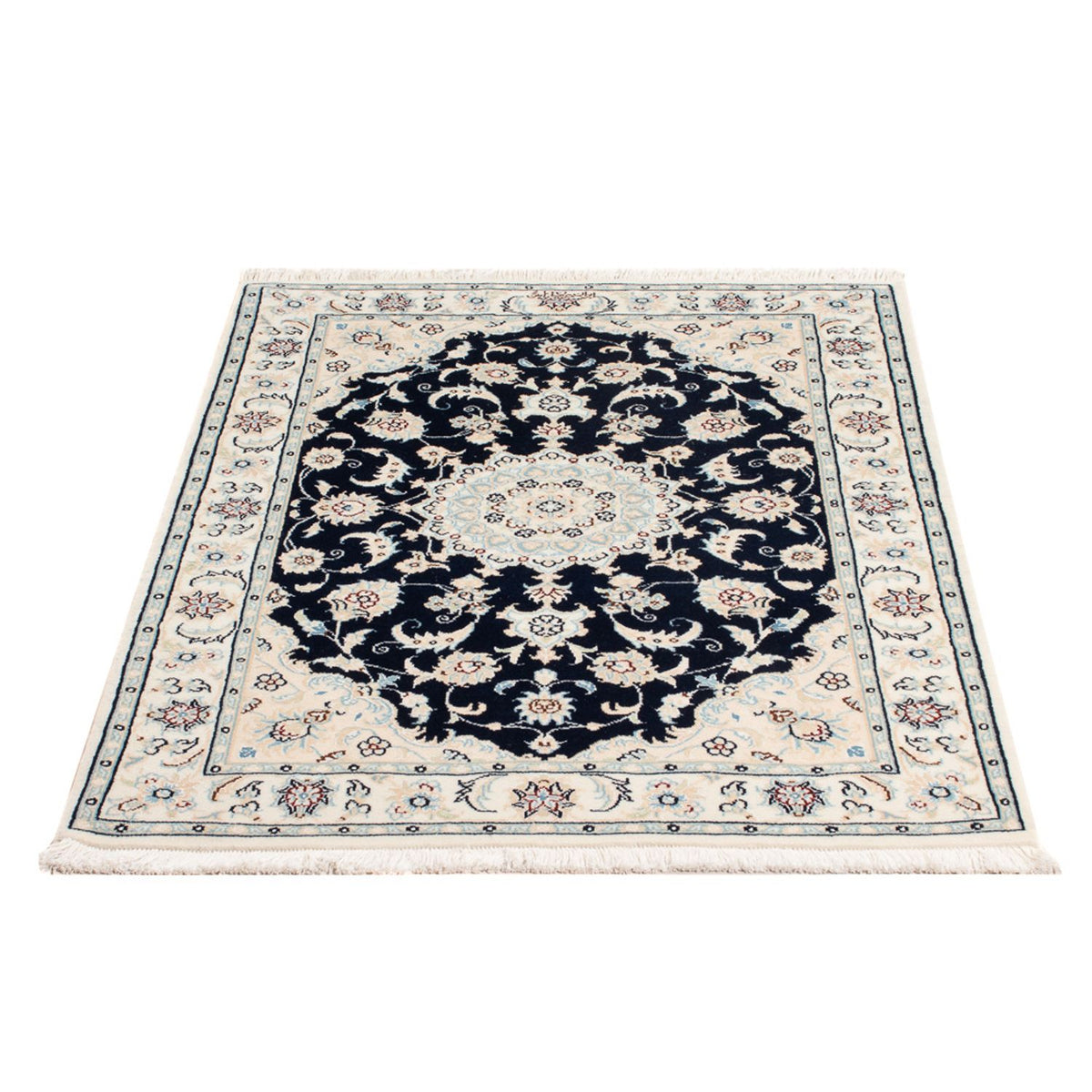 Perser Rug - Nain - Premium - 117 x 81 cm - dark blue
