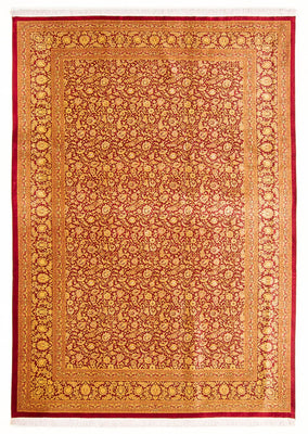 Silk Rug - Ghom Silk - Premium - 300 x 205 cm - orange