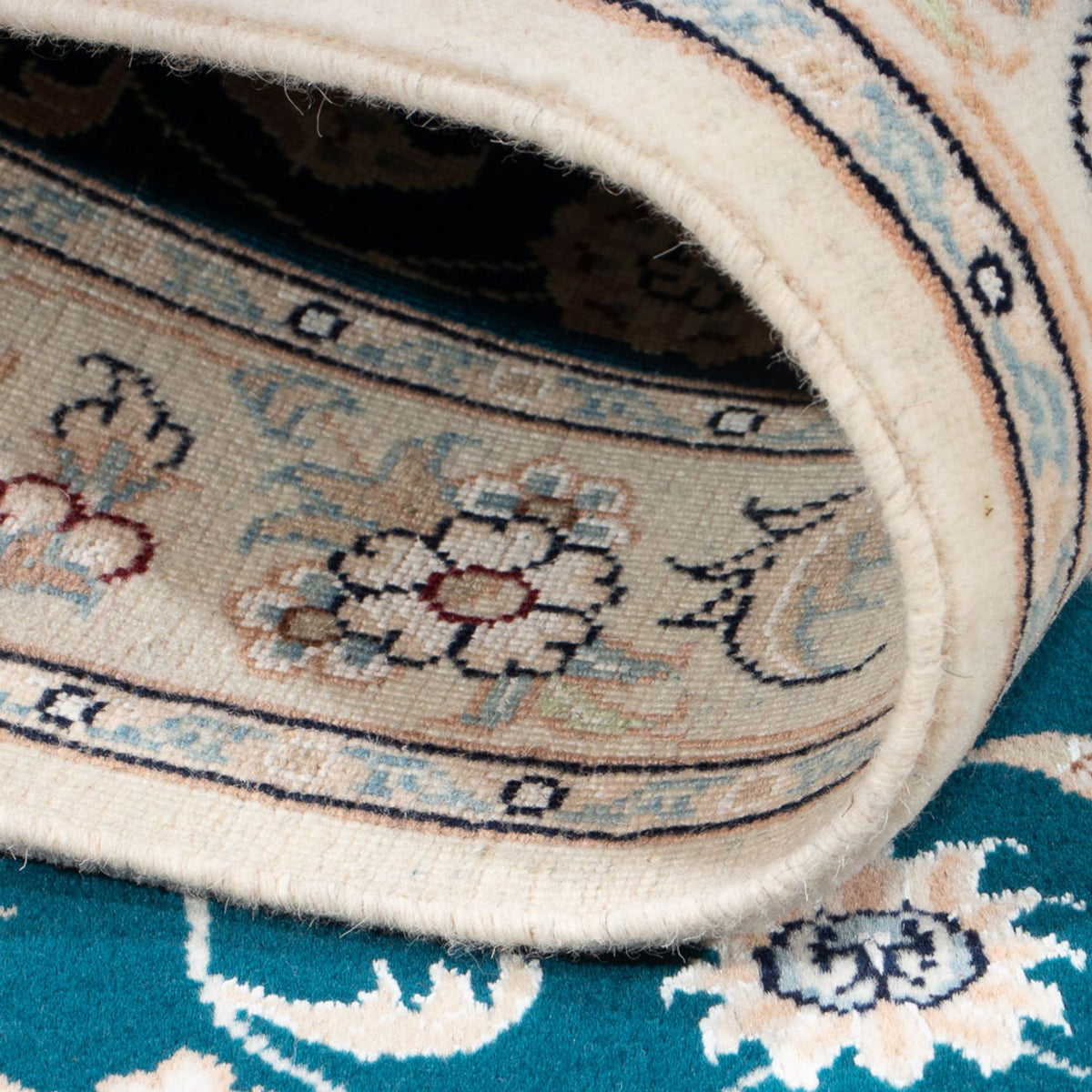 Perser Rug - Nain - Premium - 120 x 81 cm - dark green