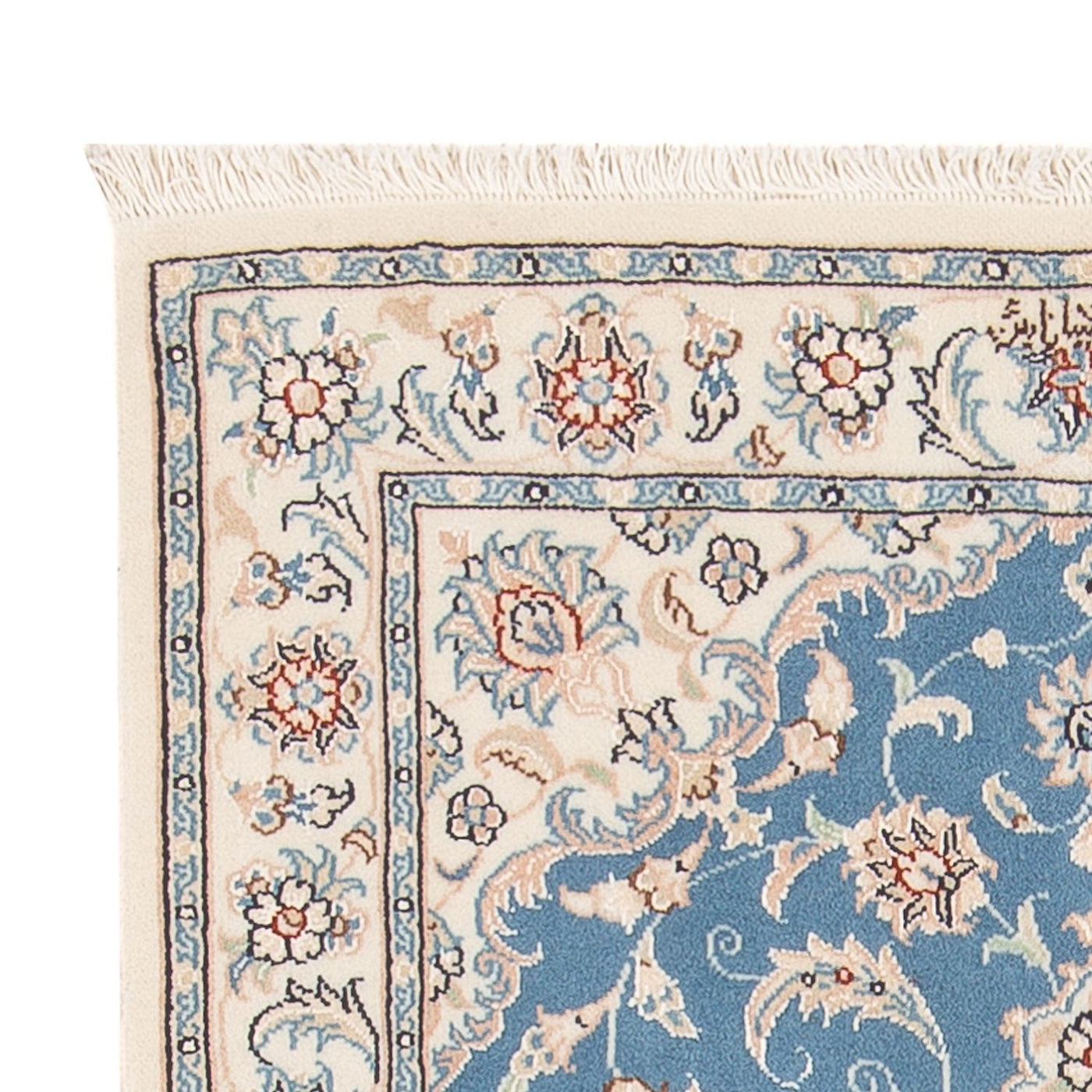 Perser Rug - Nain - Premium - 122 x 81 cm - light blue